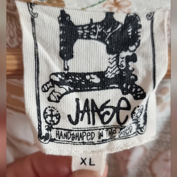 Jaase | Women's Maxi Short Sleeve Dress | Floral print | Ruffle | Size XL - Picture 5 of 10